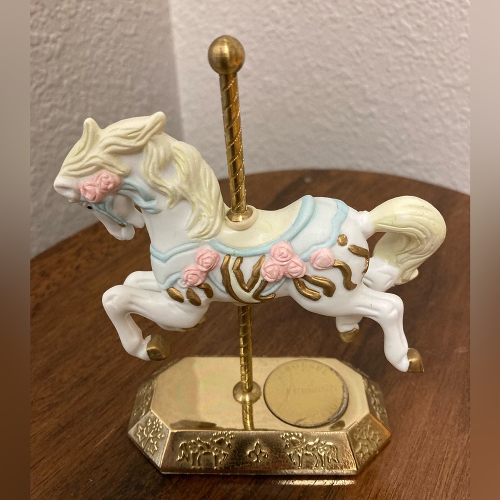 Vintage PorcelainWestminster Carousel Horse Collectable